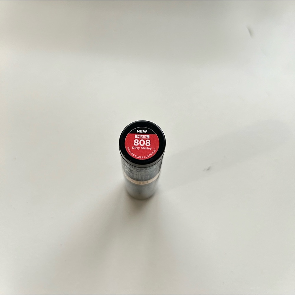 NWT Revlon Super Lustrous Lipstick Pearl Finish in Color 808 Dirty Shirley - Picture 2 of 6